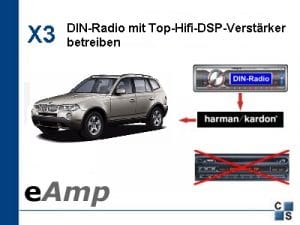 eAmp für BMW X3 E83